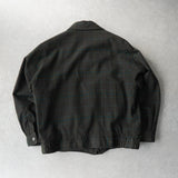 イヴ サンローラン ヴィンテージ YSLロゴ ウール ブルゾン カーキ - NEWSED