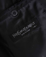 イヴ サンローラン ヴィンテージ YSLロゴ ライナージャケット付き ブルゾン 中綿ジャケット ブラック サイズ95 メンズ - NEWSED