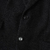 イヴ サンローラン ヴィンテージ YSLロゴ ボタン シングル ツイードジャケット テーラードジャケット ブラック - NEWSED