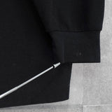 イヴ サンローラン ヴィンテージ YSLロゴ 長袖ポロシャツ ブラック - NEWSED