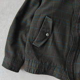 イヴ サンローラン ヴィンテージ YSLロゴ ウール ブルゾン カーキ - NEWSED