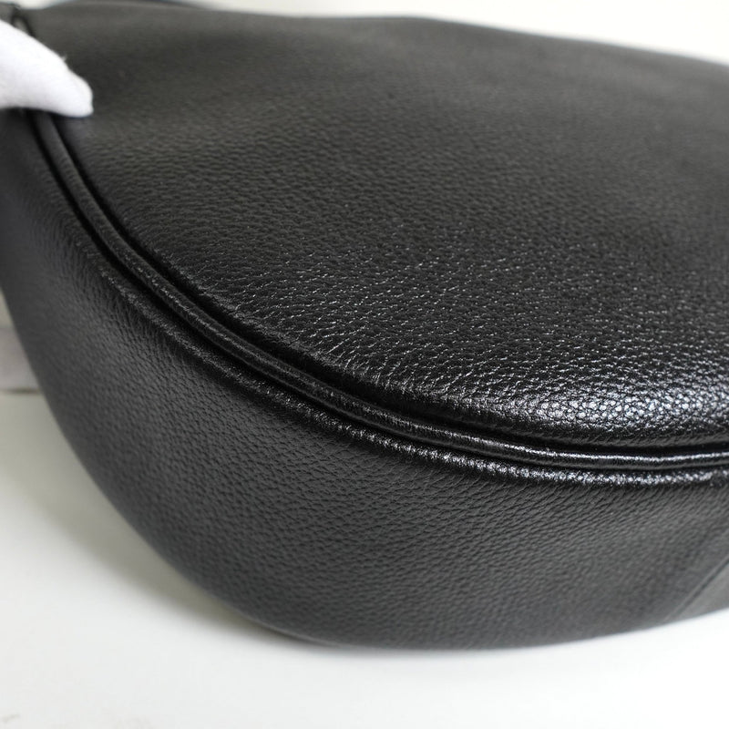 イヴサンローラン YSLロゴ レザー ショルダーバッグ ブラック - NEWSED