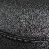 イヴサンローラン YSLロゴ レザー ショルダーバッグ ブラック - NEWSED