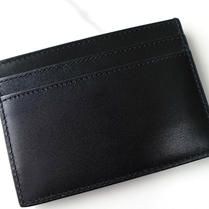 イヴサンローラン YSLロゴ レザー カードケース パスケース ブラック - NEWSED