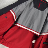 イヴ サンローラン ヴィンテージ YSLロゴ ブルゾン レッド - NEWSED