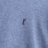 Yves Saint Laurent YSL 徽标蓝色 T 恤
