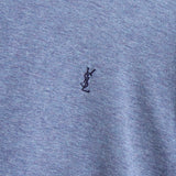 イヴサンローラン YSLロゴ Tシャツ ブルー - NEWSED