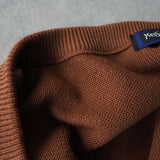 イヴサンローラン ヴィンテージ YSLロゴ ウール ニット Vネック デッドストック品 - NEWSED