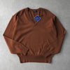 イヴサンローラン ヴィンテージ YSLロゴ ウール ニット Vネック デッドストック品