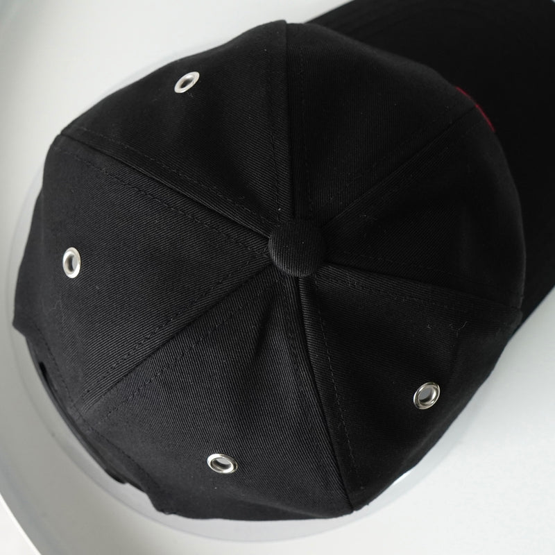 アミパリ アミ パリス ハートロゴ キャップ ブラック