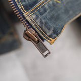 Zip - up Denim Jacket - NEWSED