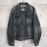 Zip - up Denim Jacket - NEWSED