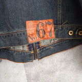 Zip - up Denim Jacket - NEWSED