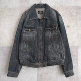 Zip - up Denim Jacket - NEWSED