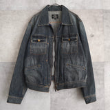 Zip - up Denim Jacket - NEWSED