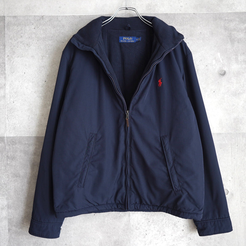 Zip - up Fleece Nylon Jacket - NEWSED