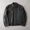 Zip-up Leather Jacket