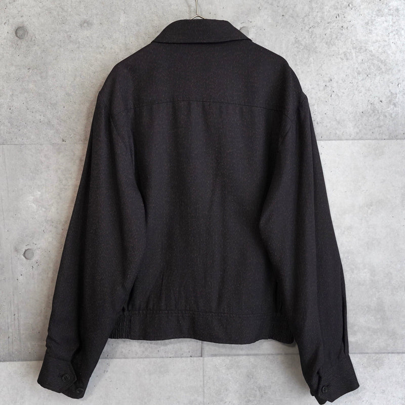 Zip - up Wool Blouson - NEWSED
