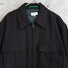 Zip-up Wool Blouson