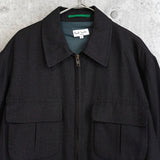 Zip - up Wool Blouson - NEWSED