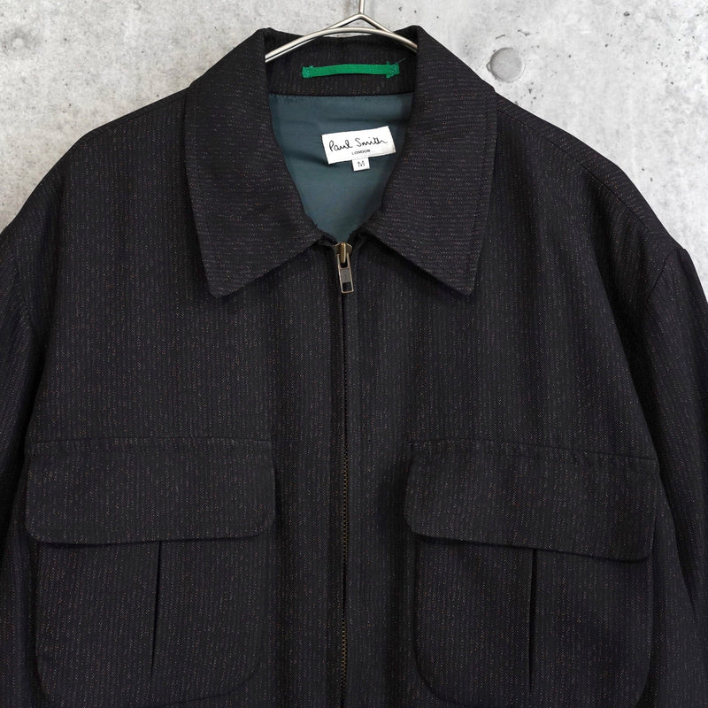 Zip - up Wool Blouson - NEWSED