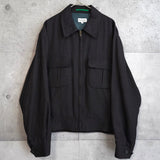 Zip - up Wool Blouson - NEWSED