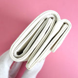 シャネル ココマーク マトラッセ キャビアスキン 三つ折り財布 ホワイト