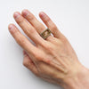 Zucca Gold Silver Ring