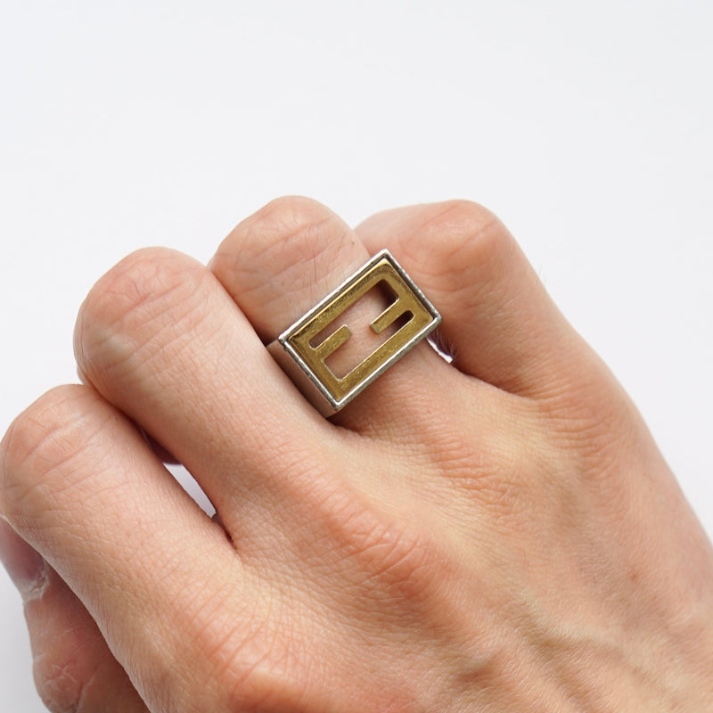 Zucca Gold Silver Ring - NEWSED