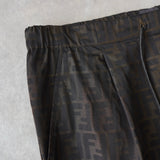 Zucca Pattern Nylon Jogger Pants - NEWSED