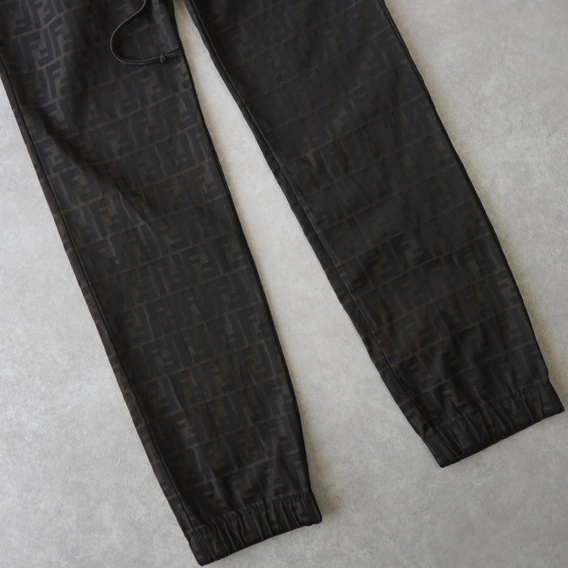 Zucca Pattern Nylon Jogger Pants - NEWSED