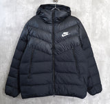 NIKE｜Logo embroidered puffer jacket｜DEAD STOCK