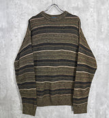 TOWNCRAFT｜90's｜Patterned sweater