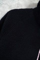 NIKE｜Logo  embroidered fleece jacket
