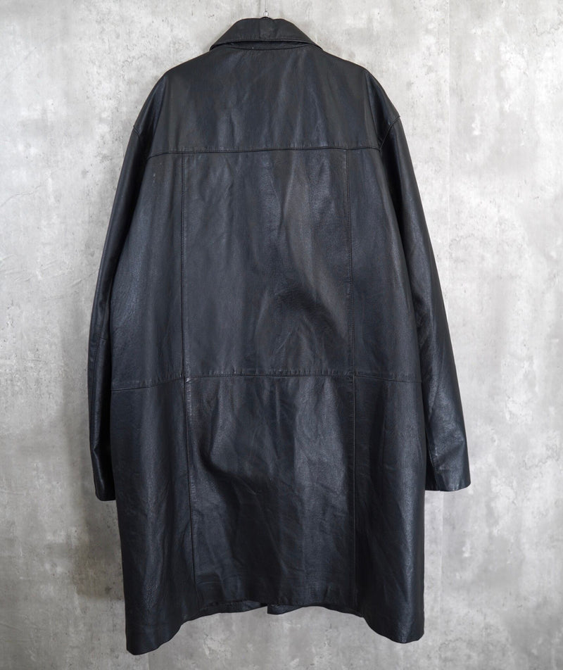 VINTAGE｜Black leather coat