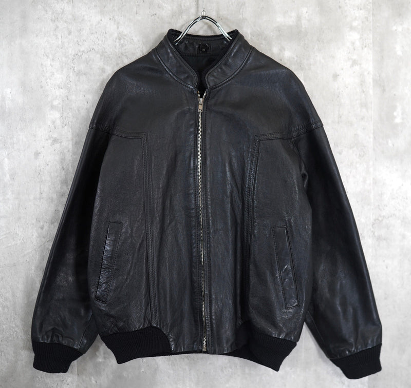 VINTAGE｜Black leather jacket