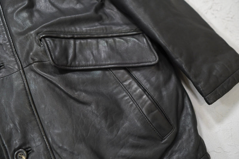VINTAGE｜Fake layered leather coverall