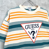Logo designed horizontal stripes tee shirt